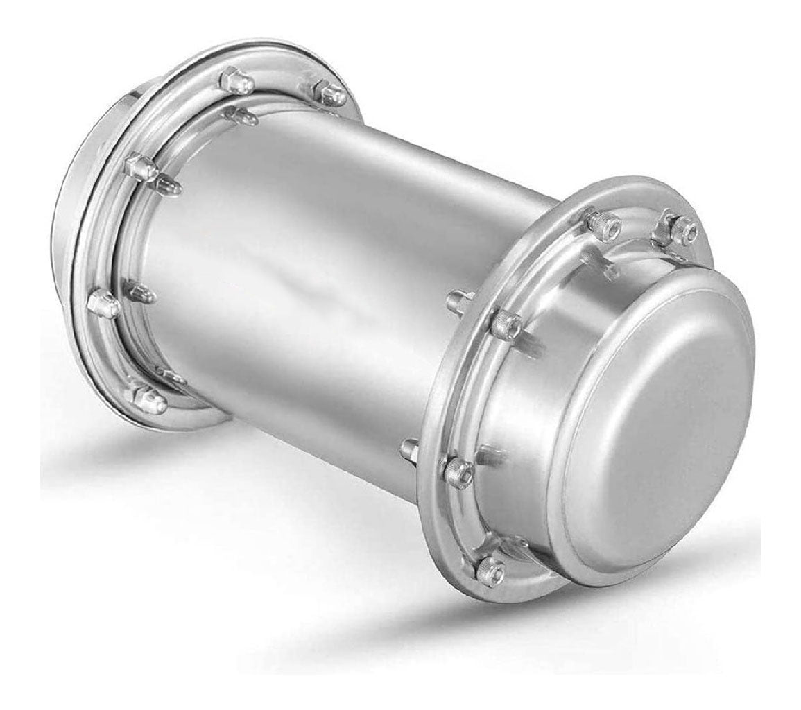 Time Temporelle Capsule Capsule AntiCorrosion etanche en Acier Inoxydable Conteneur de Capsule Durable Verrou pour du Futures102Inch