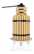 master SQUEEZE Presse a fruits 18 l possedant panier en bois pour faire maison jus naturel raisin baie pomme avec filet de pressage gratuit